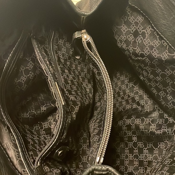 Banana Republic black leather back with ring hardware and braided straps - Picture 5 of 5